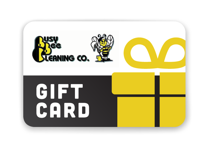 Busy Bee Cleaning Company gift card graphic