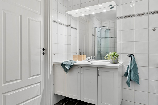 A real estate's bathroom interior design